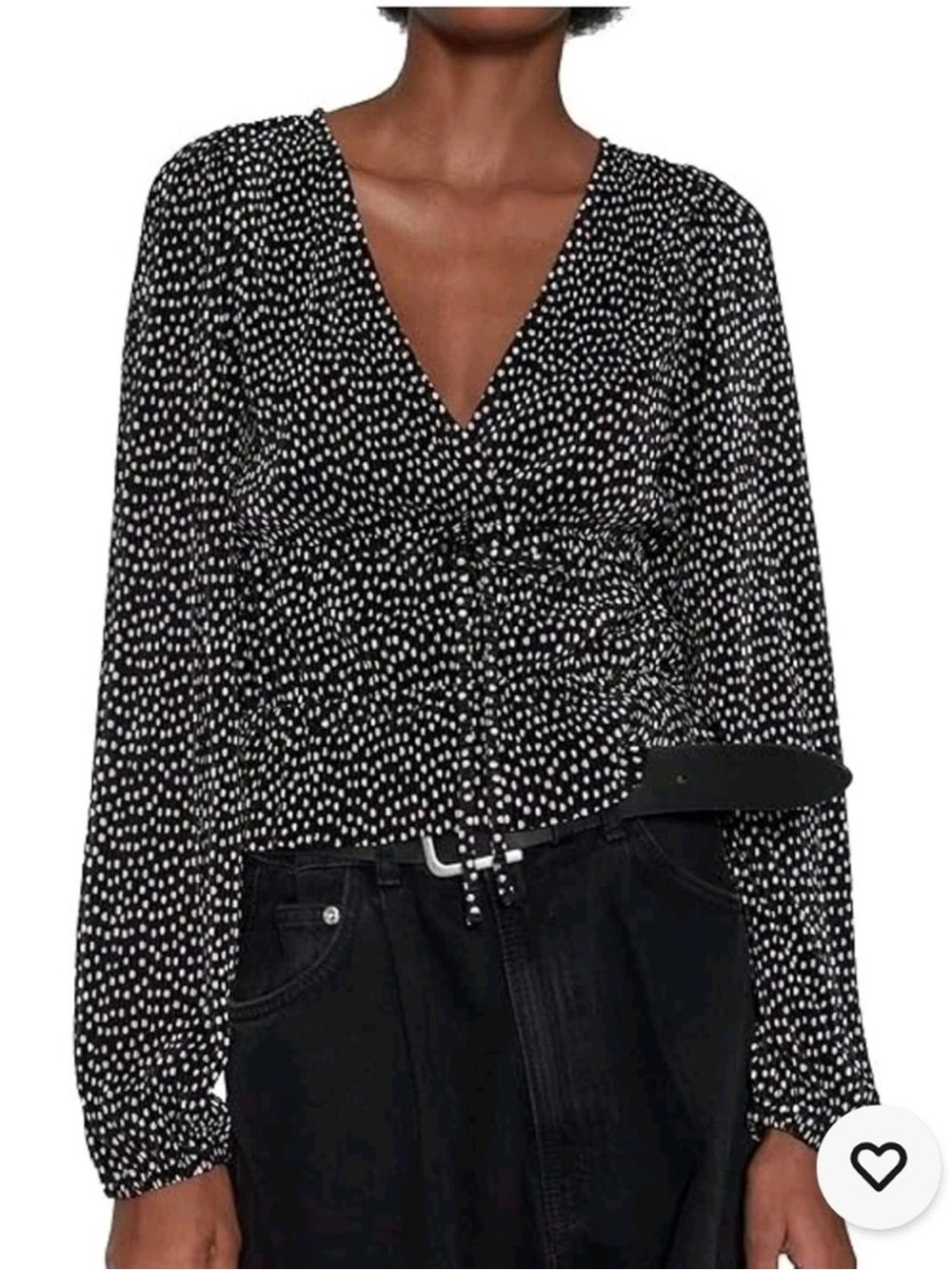 Zara Polka Dot Blouse